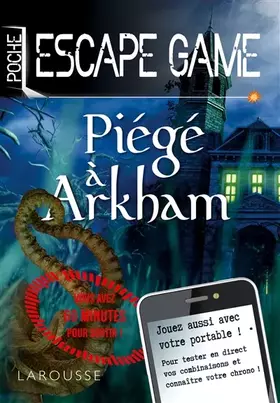 Couverture du produit · Escape game de poche - Piégé à Arkham