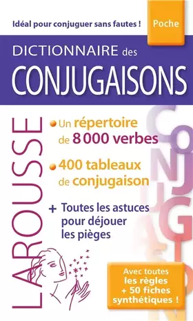 Couverture du produit · Dictionnaire Larousse des Conjugaisons poche