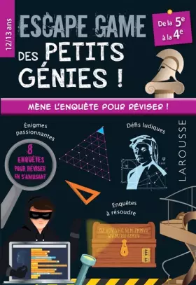 Couverture du produit · Escape game des petits génies 5e-4e