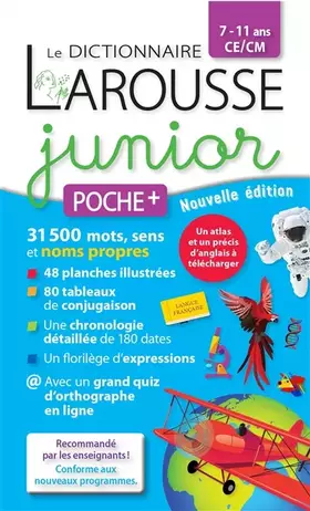 Couverture du produit · Dictionnaire Larousse junior poche plus