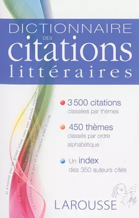 Couverture du produit · Dictionnaire des citations littéraires