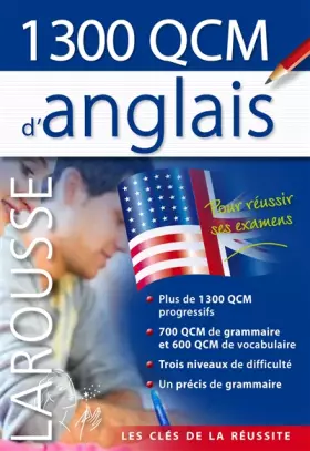 Couverture du produit · 1300 QCM d'anglais