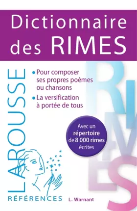 Couverture du produit · Dictionnaire des Rimes