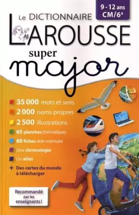 Couverture du produit · Larousse dictionnaire Super major 9/12 ans