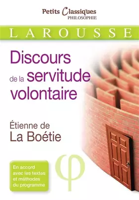 Couverture du produit · Le discours de la servitude volontaire