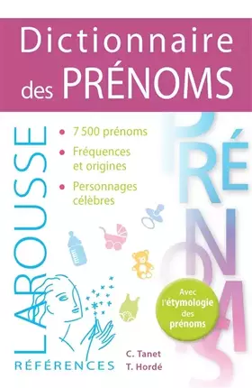 Couverture du produit · Dictionnaire des Prénoms