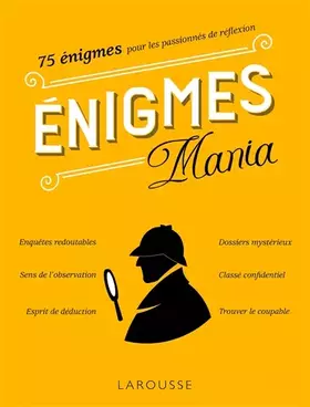 Couverture du produit · Enigmes-mania