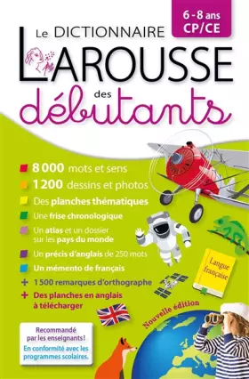 Couverture du produit · Larousse dictionnaire des débutants 6/8 ans CP/CE