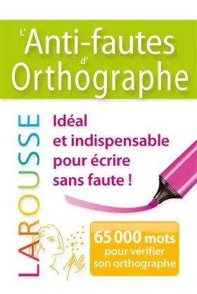 Couverture du produit · L'Anti-fautes d'orthographe