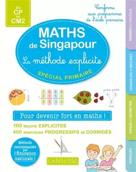 Couverture du produit · Maths de Singapour - La méthode explicite spécial primaire