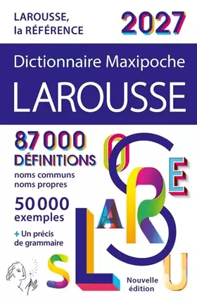 Couverture du produit · Dictionnaire Larousse Maxipoche 2027