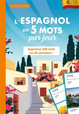 Couverture du produit · L'espagnol en 5 mots par jour