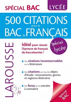 Couverture du produit · Citations incontournables de littérature