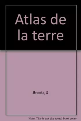 Couverture du produit · Atlas de la terre
