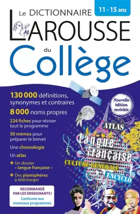 Couverture du produit · Le Dictionnaire Larousse du collège