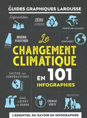 Couverture du produit · Le changement climatique en 101 infographies