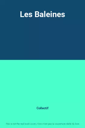 Couverture du produit · Les Baleines