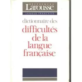 Couverture du produit · Dictionnaire des difficultés de la langue française
