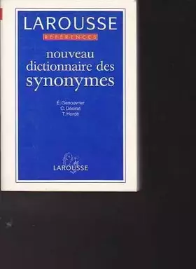 Couverture du produit · Nouveau dictionnaire des synonymes