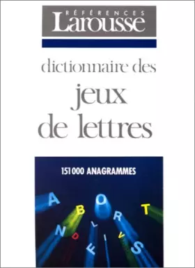 Couverture du produit · Dictionnaire des jeux de lettres