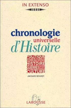 Couverture du produit · Chronologie universelle d'Histoire
