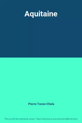 Couverture du produit · Aquitaine