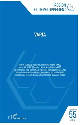 Couverture du produit · Varia