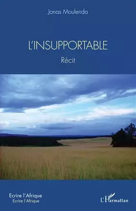 Couverture du produit · L'insupportable: Récit