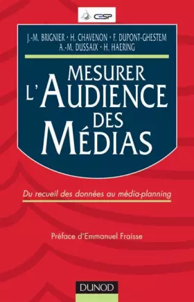 Couverture du produit · Mesurer l'audience des médias