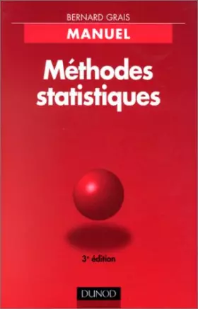 Couverture du produit · METHODES STATISTIQUES. : Tome 2, Techniques statistiques, 3ème édition