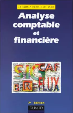 Couverture du produit · ANALYSE COMPTABLE ET FINANCIERE. 7ème édition