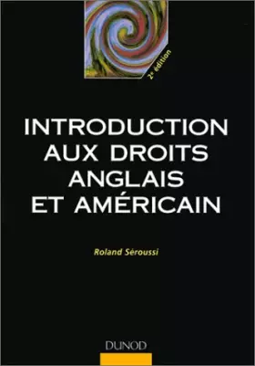 Couverture du produit · Introduction aux droits anglais et américain