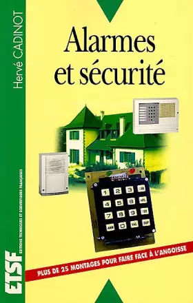 Couverture du produit · Alarmes et Sécurité