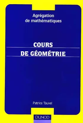 Couverture du produit · Agrégation de mathématiques: cours de géométrie