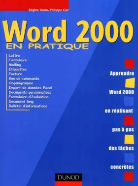 Couverture du produit · Word 2000 - en pratique