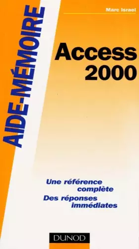 Couverture du produit · Aide-mémoire : Access 2000