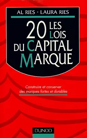 Couverture du produit · Les 20 lois du capital marque
