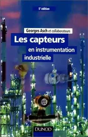 Couverture du produit · Les capteurs en instrumentation industrielle