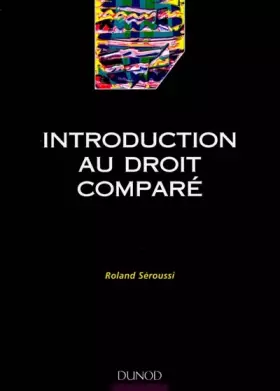 Couverture du produit · Introduction au droit comparé