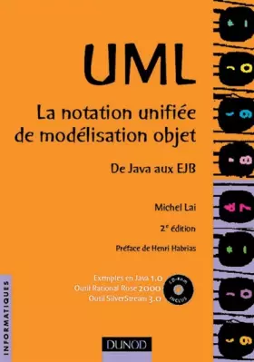 Couverture du produit · UML : La notation unifiée de modélisation objet   (+ CD-Rom) : De Java aux  EJB