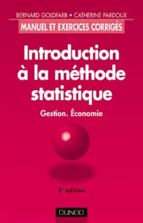 Couverture du produit · Introduction à la méthode statistique : gestion, économie