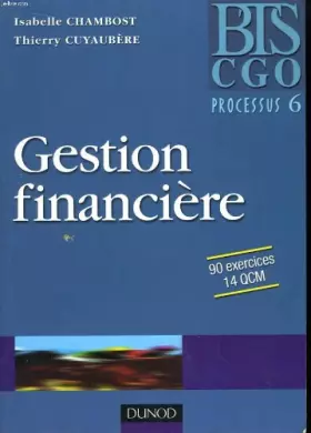 Couverture du produit · Gestion financière : Processus 6