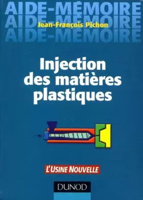 Couverture du produit · Injection des matières plastiques