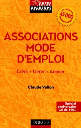 Couverture du produit · Associations mode d'emploi : créer, gérer, animer