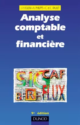 Couverture du produit · Analyse comptable et financière
