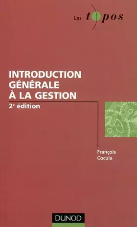 Couverture du produit · Introduction générale à la gestion