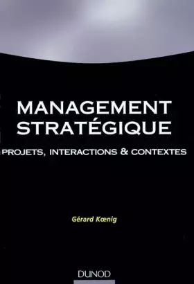 Couverture du produit · Management stratégique