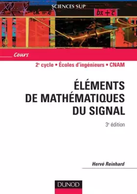 Couverture du produit · Éléments de mathématiques du signal