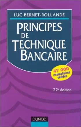 Couverture du produit · Principes de technique bancaire