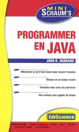 Couverture du produit · Programmer en Java